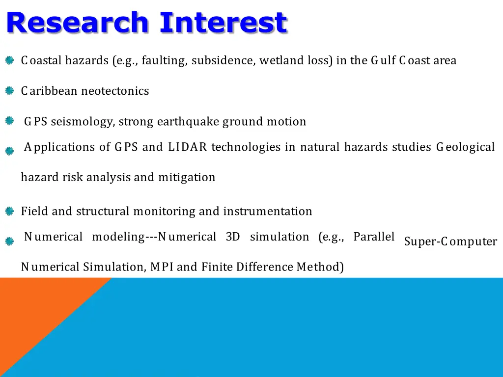 research interest