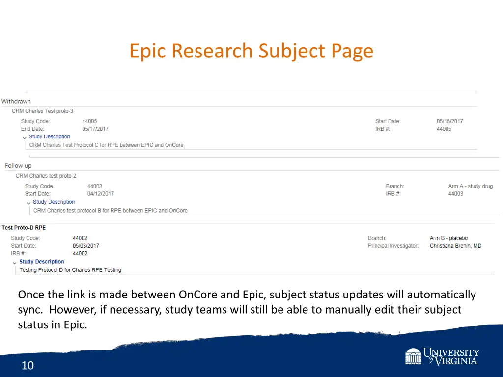 epic research subject page