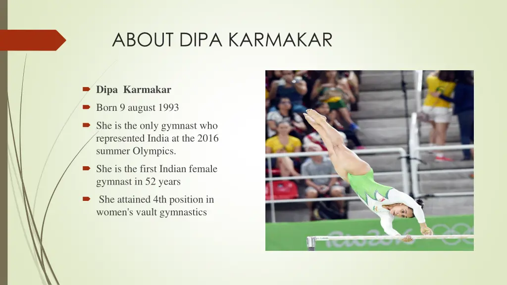 about dipa karmakar