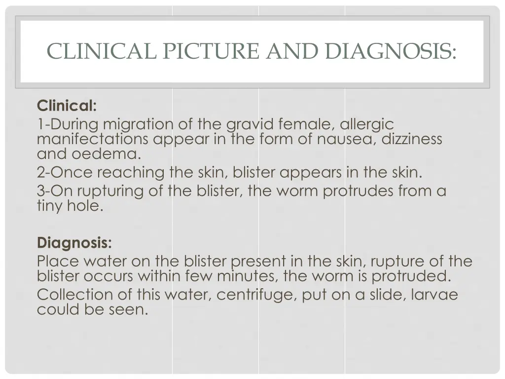 clinical picture and diagnosis 3