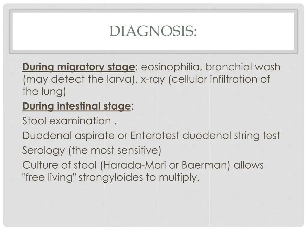 diagnosis