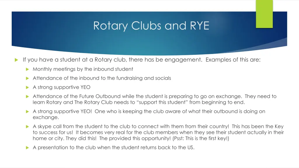 rotary clubs and rye