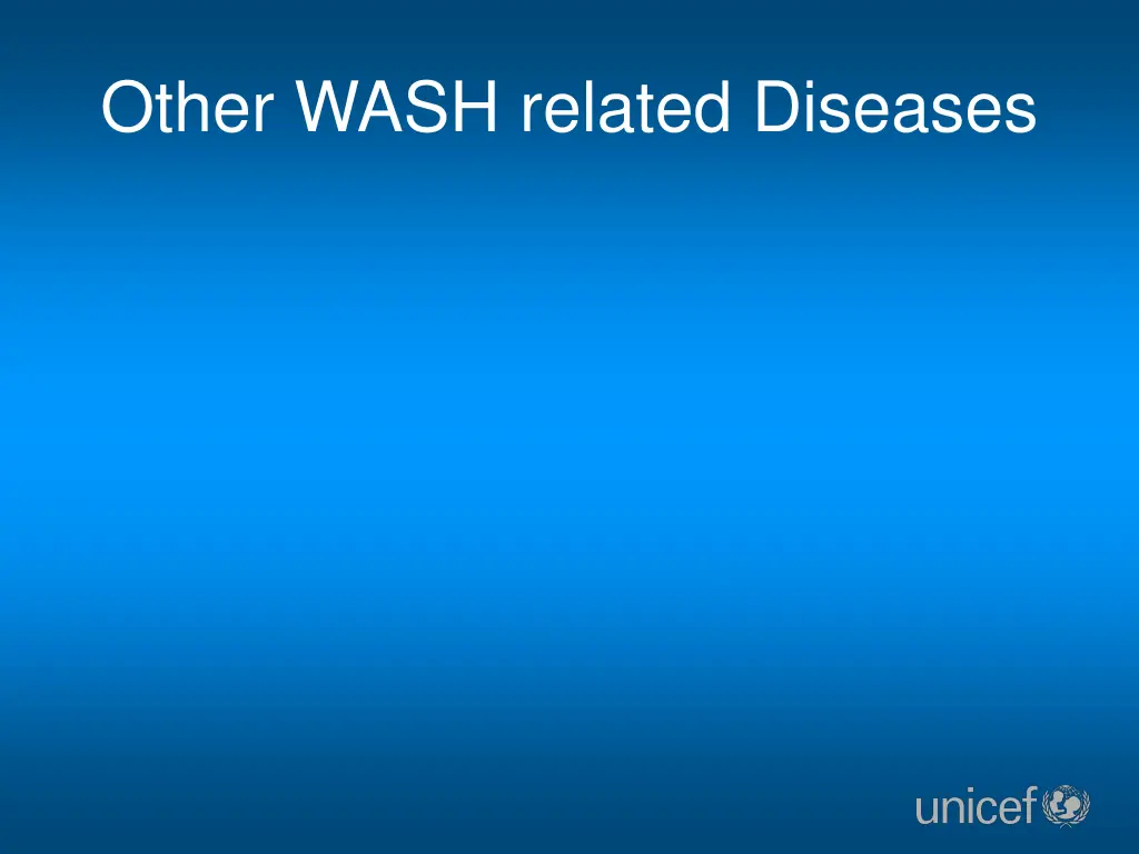 other wash related diseases