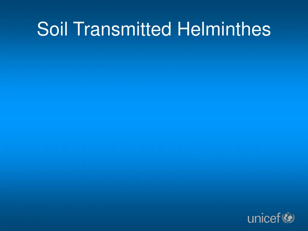 soil transmitted helminthes