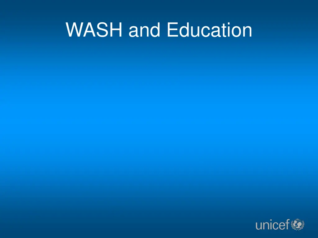 wash and education