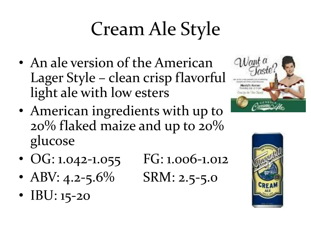 cream ale style