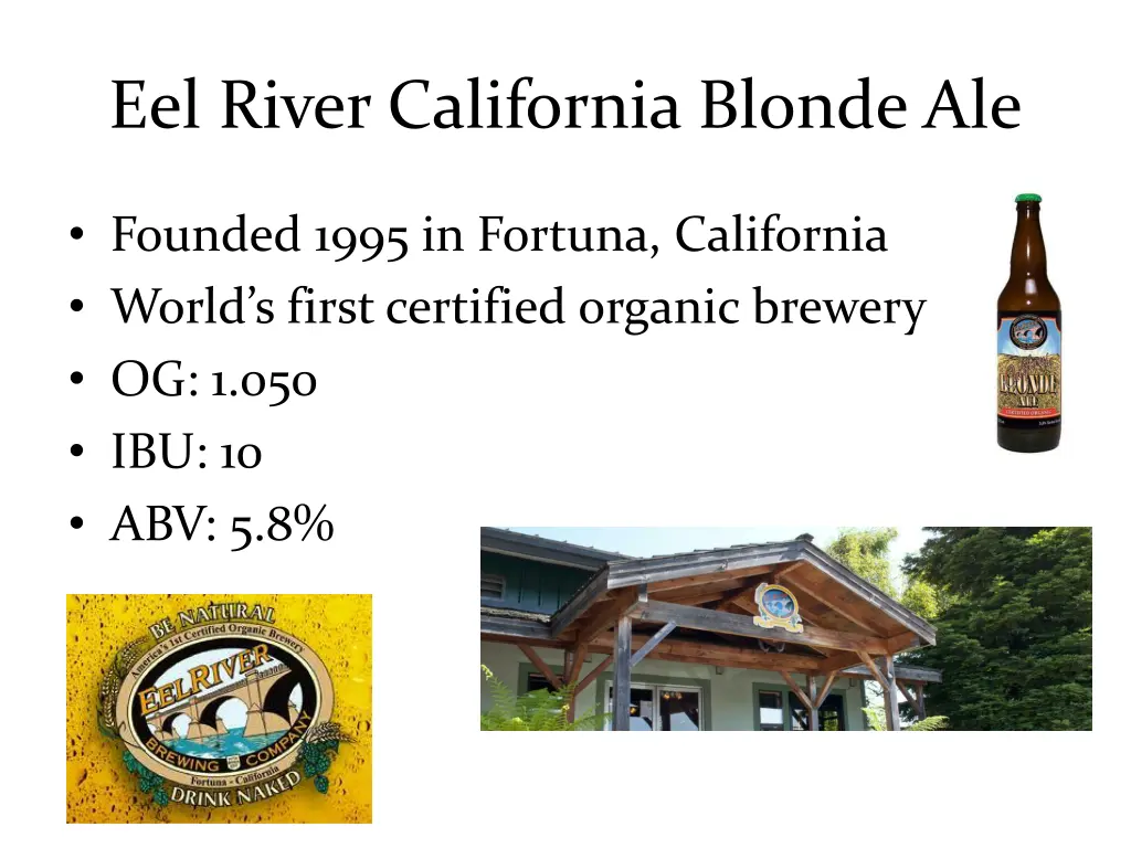 eel river california blonde ale