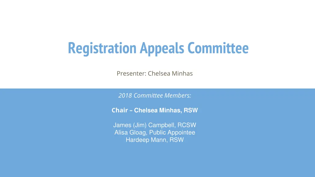 registration appeals committee