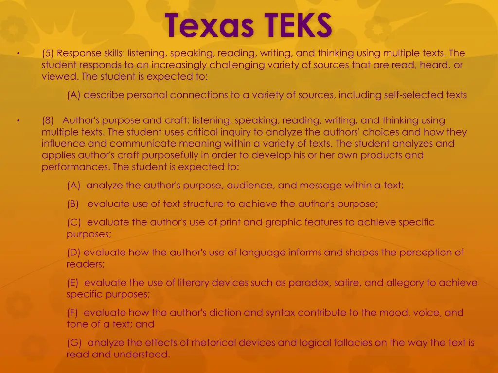 texas teks