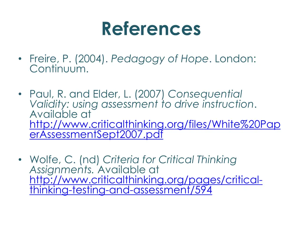 references