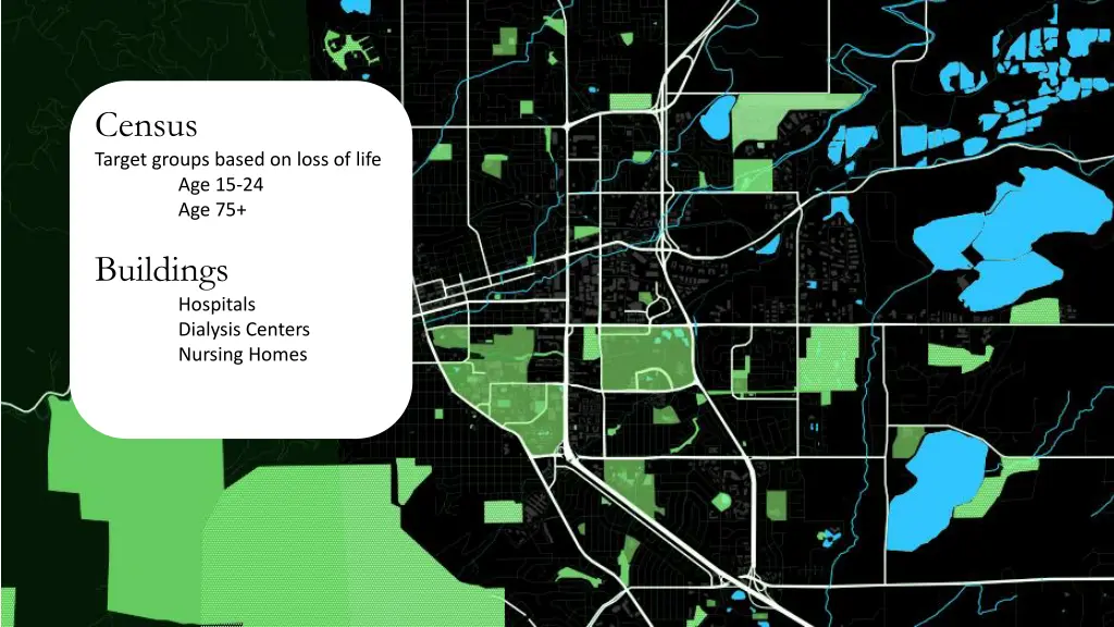 census target groups based on loss of life