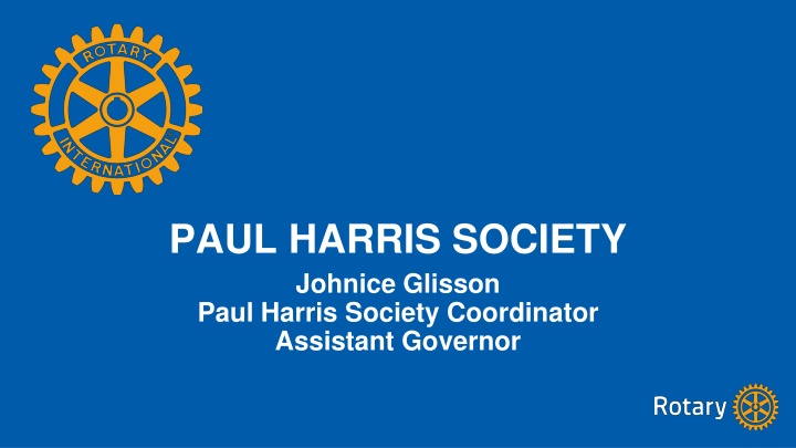 paul harris society johnice glisson paul harris