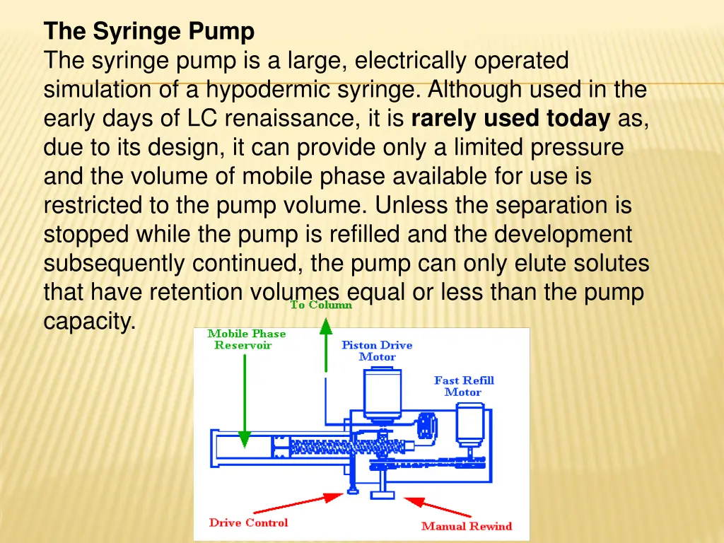 the syringe pump the syringe pump is a large