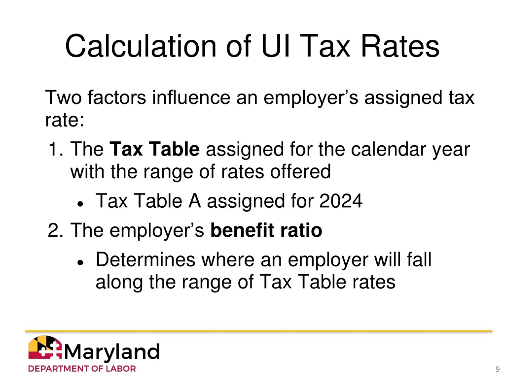 calculation of ui tax rates