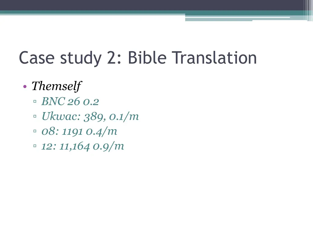 case study 2 bible translation