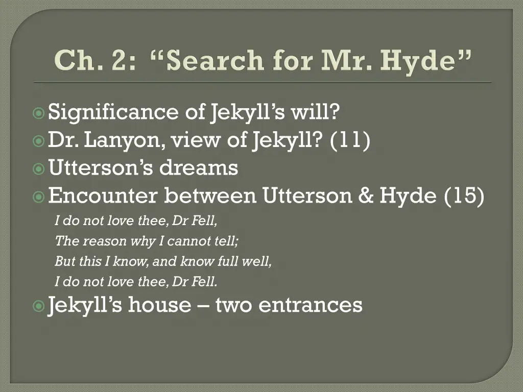 significance of jekyll s will dr lanyon view