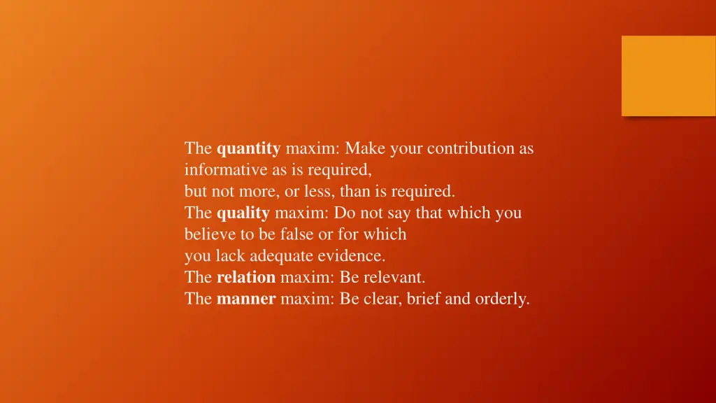 the quantity maxim make your contribution