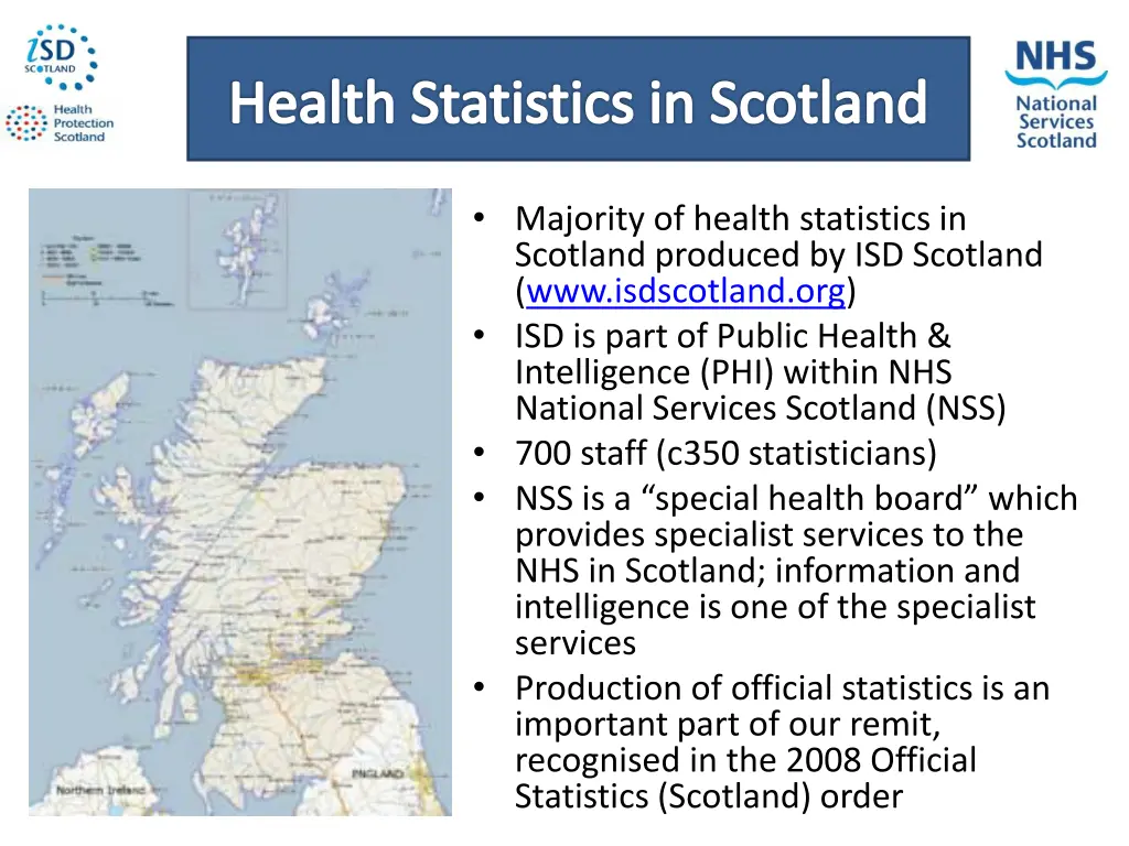 health statistics in scotland