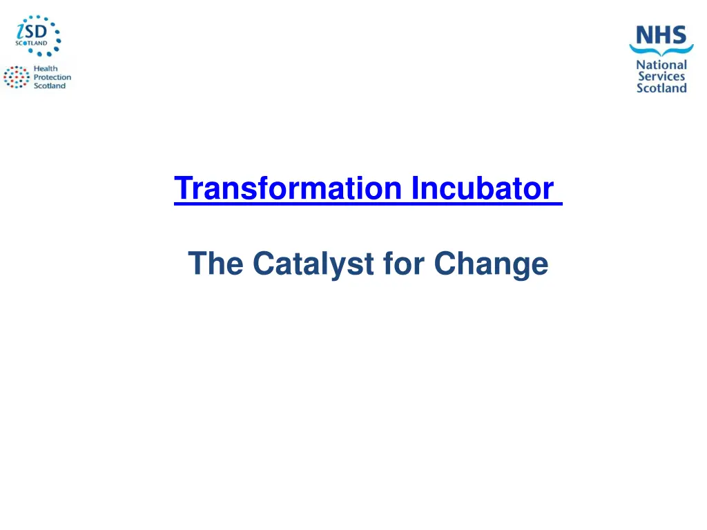 transformation incubator