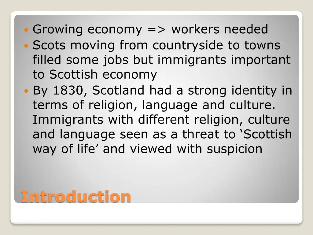 growing economy workers needed scots moving from