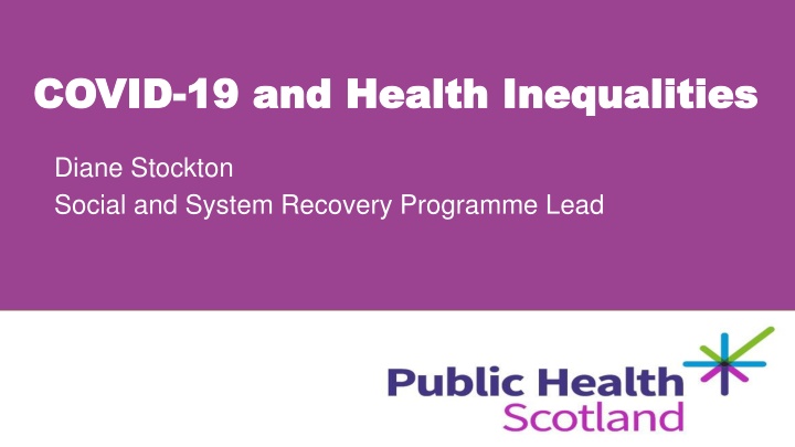 covid covid 19 and health inequalities