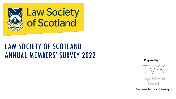 law society of scotland annual members survey 2022