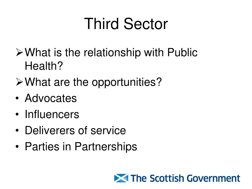 third sector