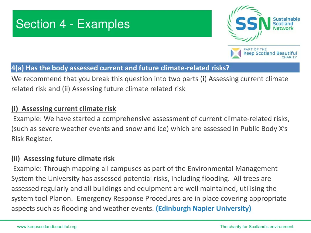 section 4 examples