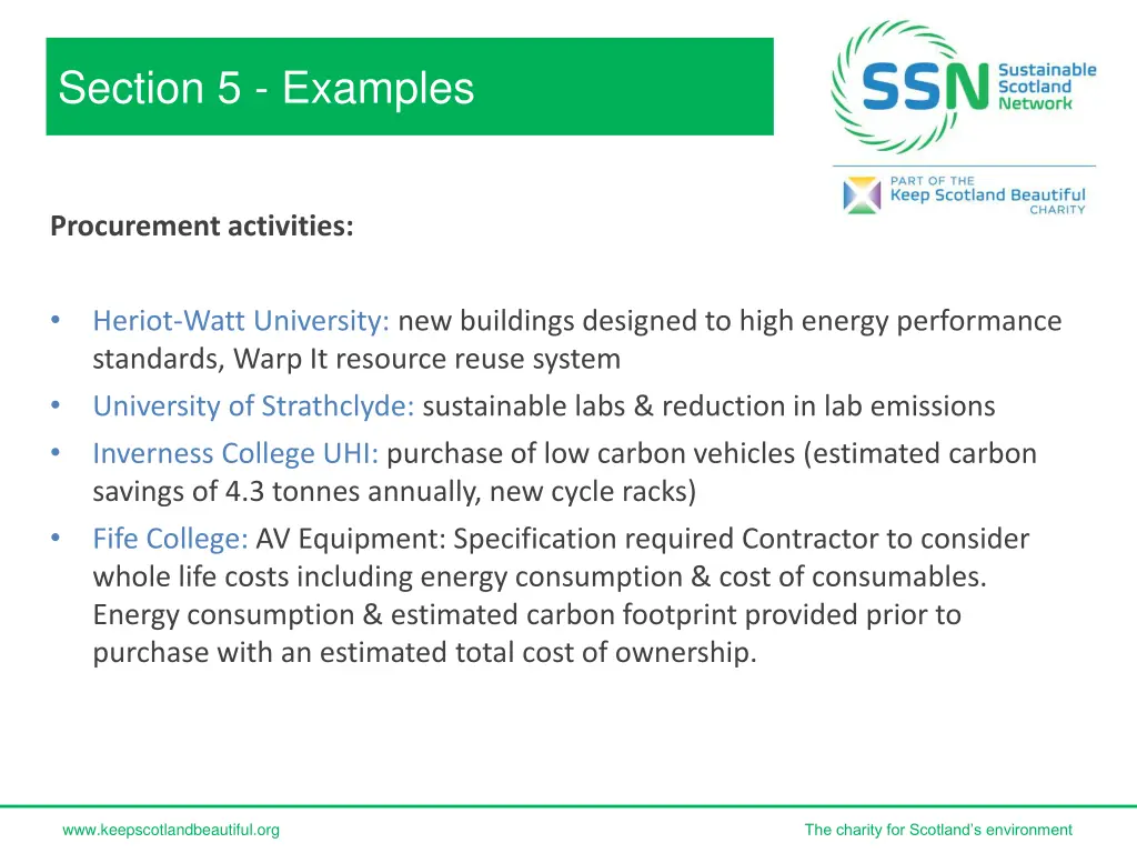 section 5 examples