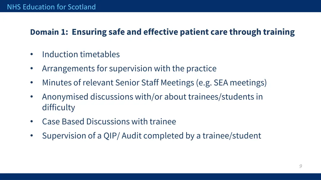 nhs education for scotland 5