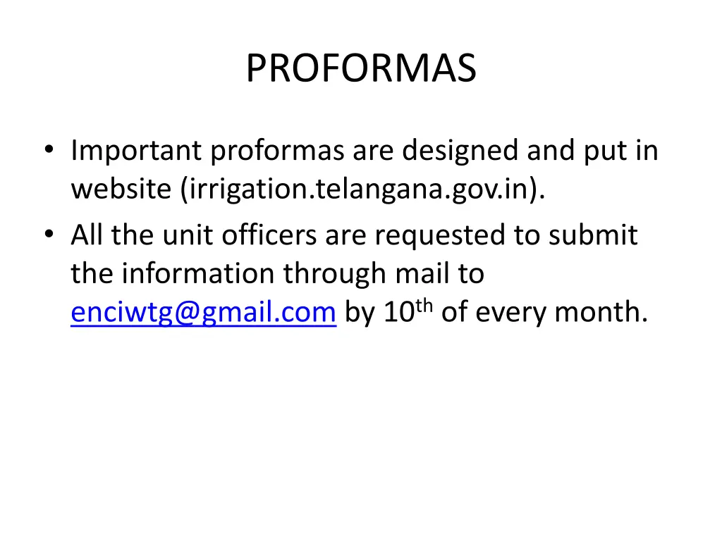 proformas