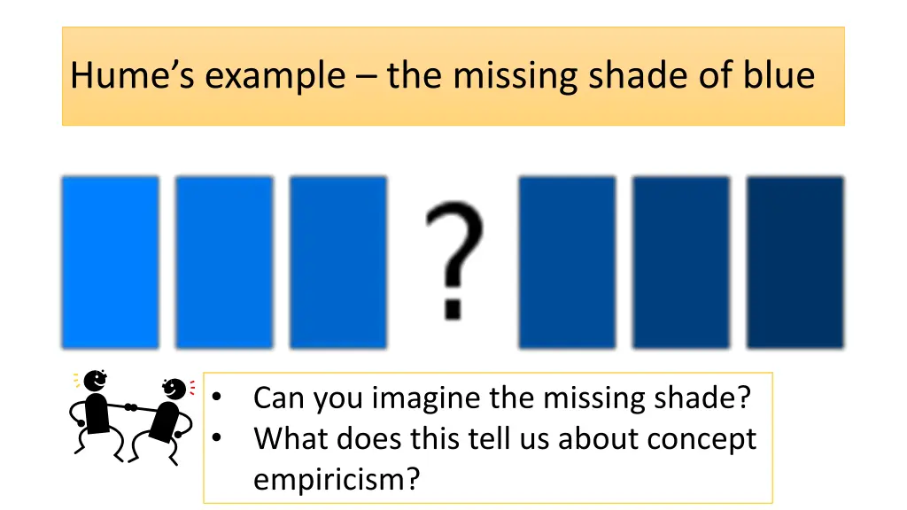 hume s example the missing shade of blue