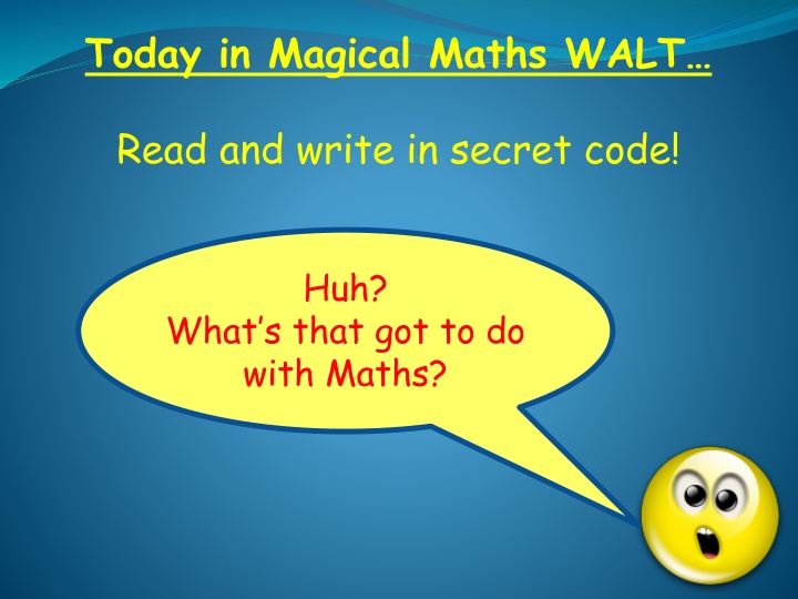 today in magical maths walt