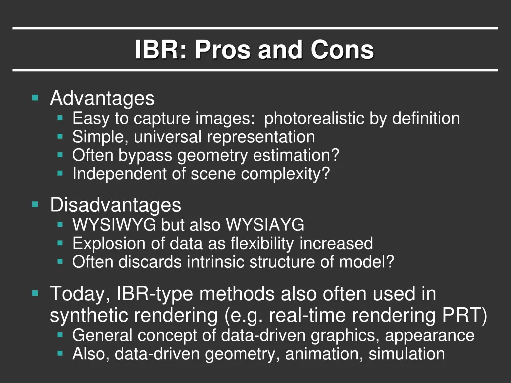 ibr pros and cons