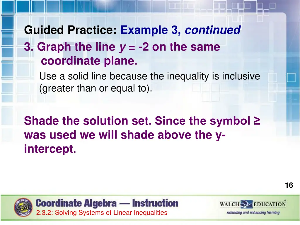 guided practice example 3 continued 3 graph