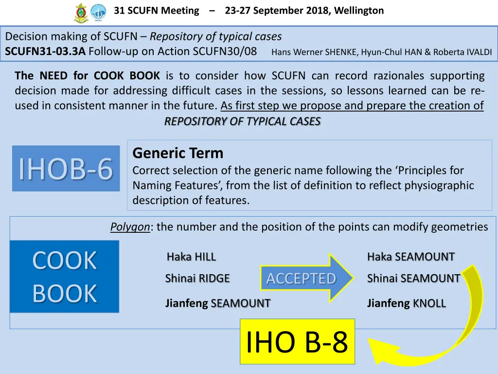 31 scufn meeting 23 27 september 2018 wellington 1