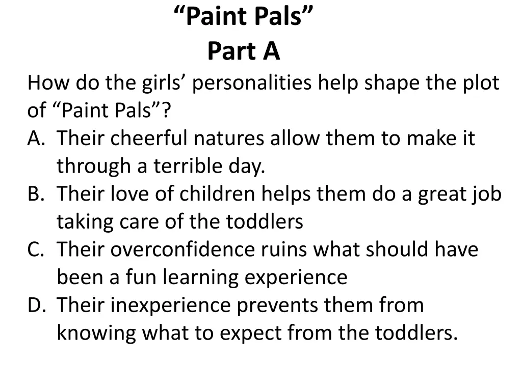 paint pals part a