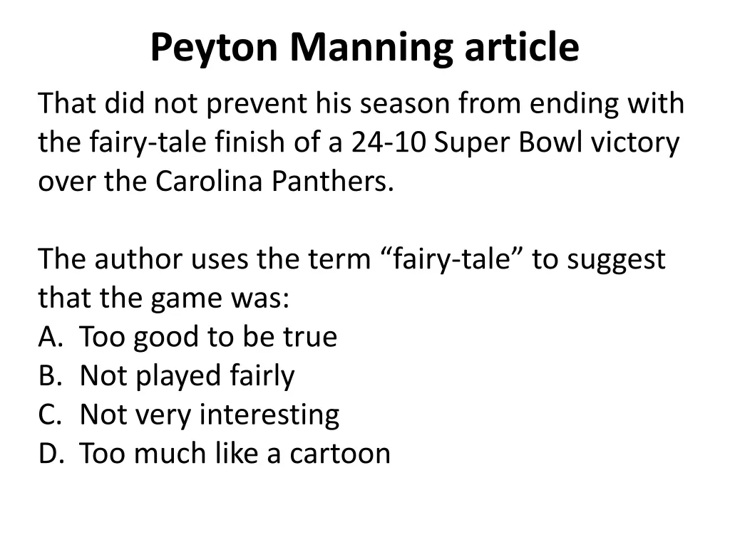 peyton manning article