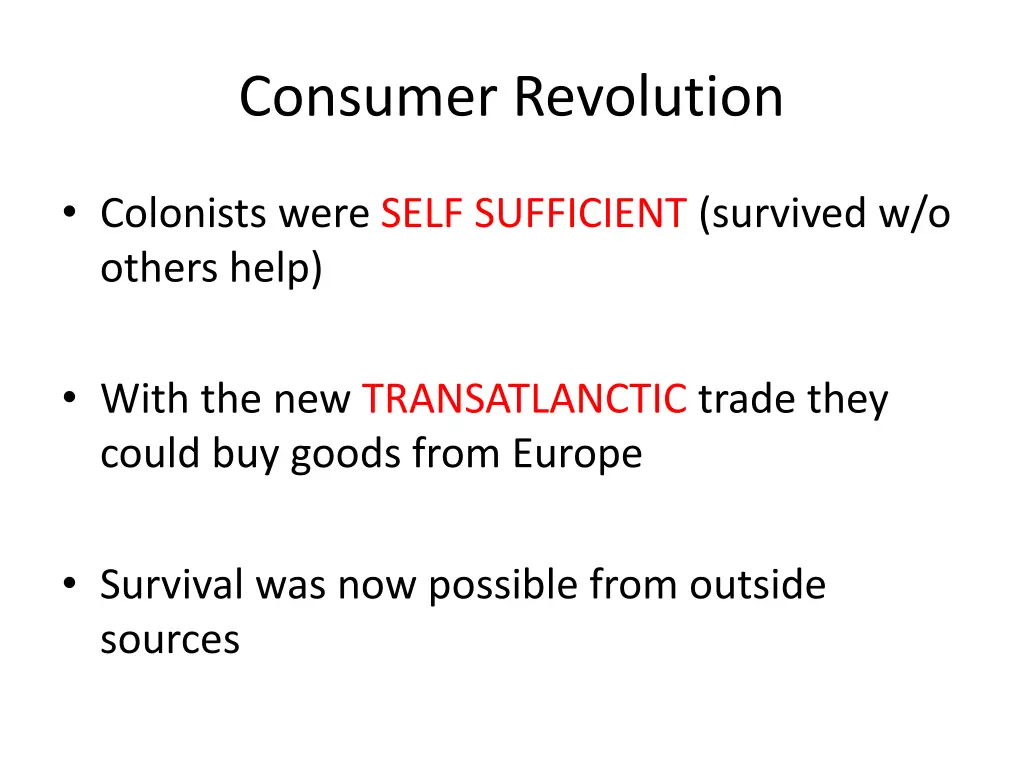 consumer revolution