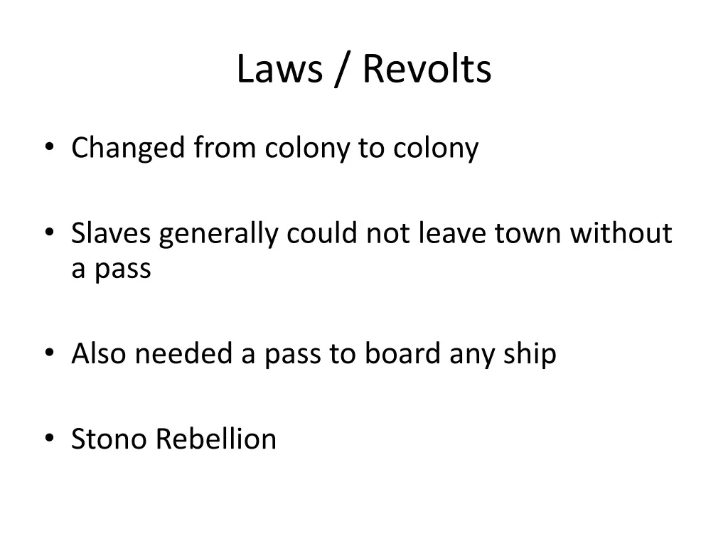 laws revolts