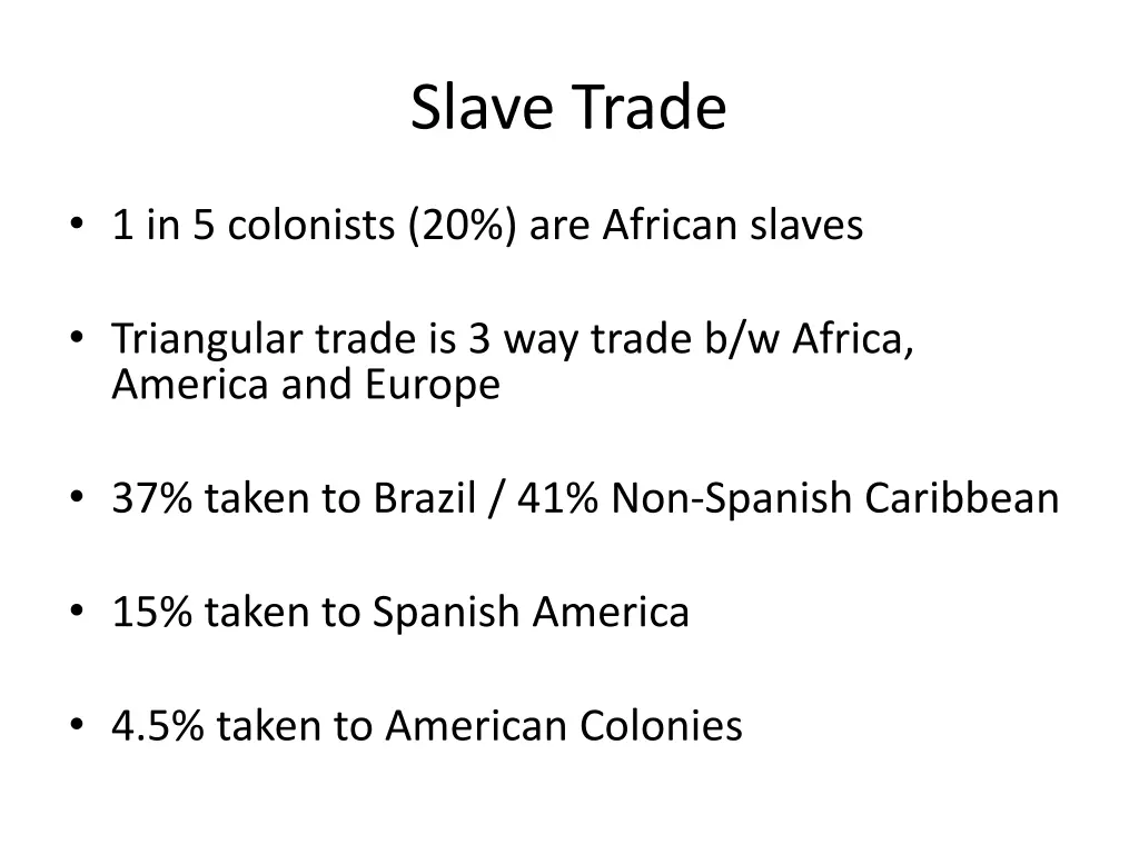 slave trade