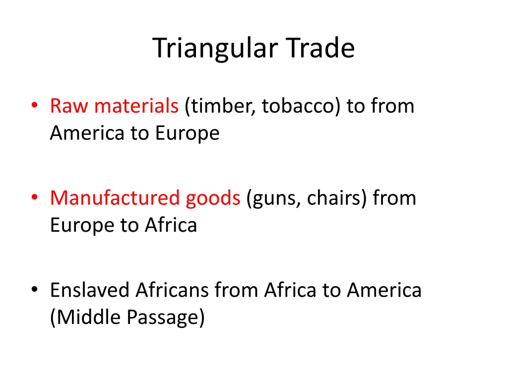 triangular trade