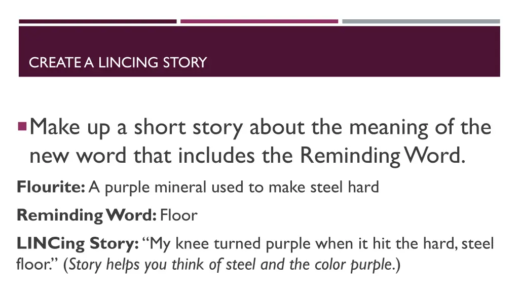 create a lincing story