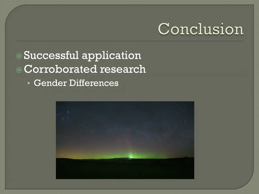 successful application corroborated research