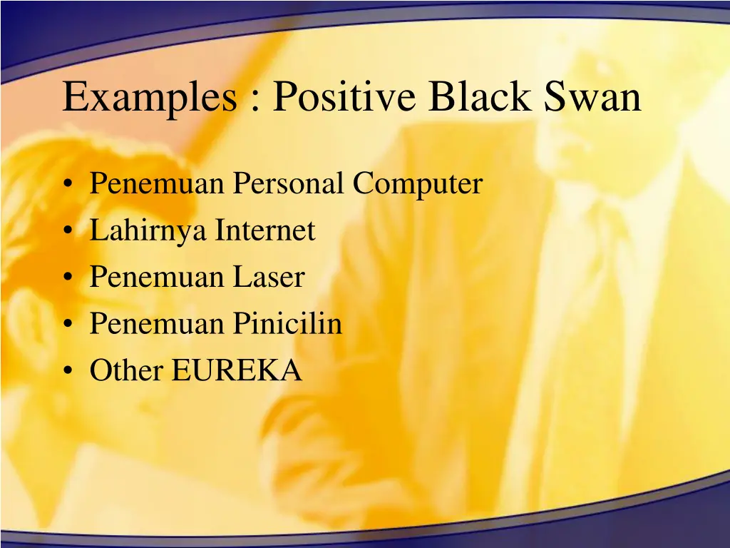 examples positive black swan