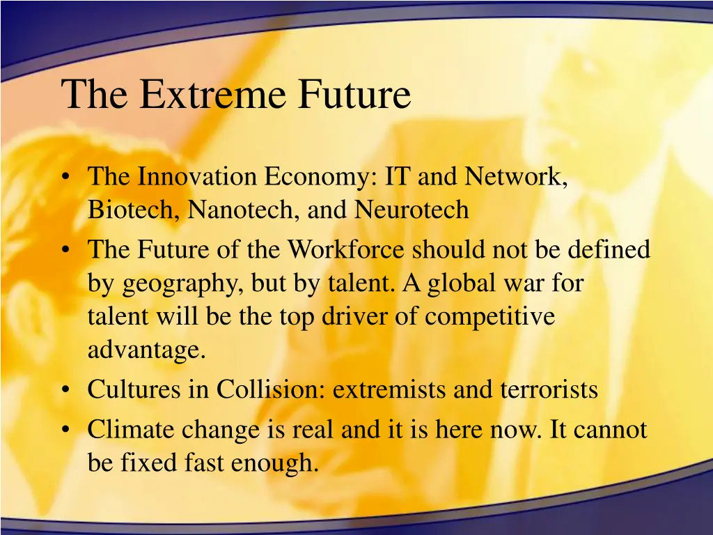 the extreme future