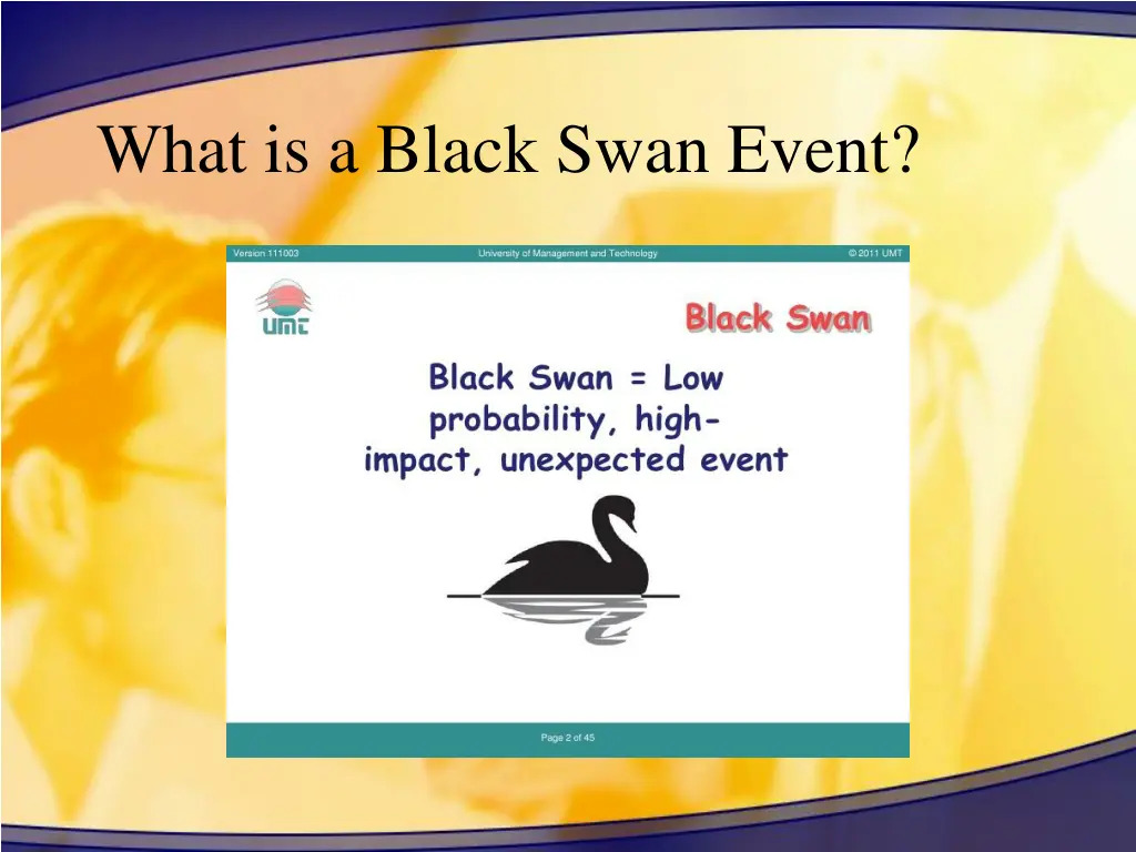 what is a black swan event