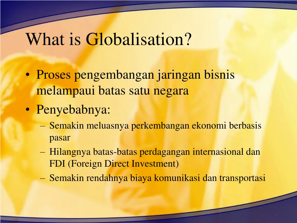 what is globalisation