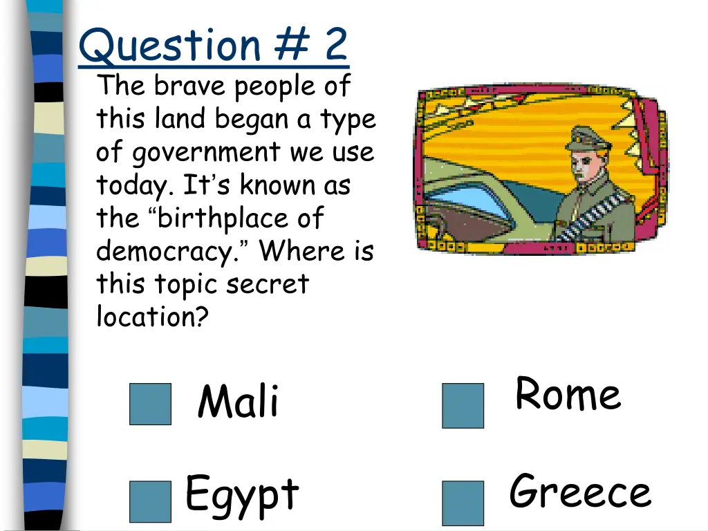 question 2 the brave people of this land began