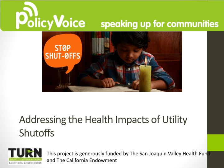 addressing the health impacts of utility shutoffs